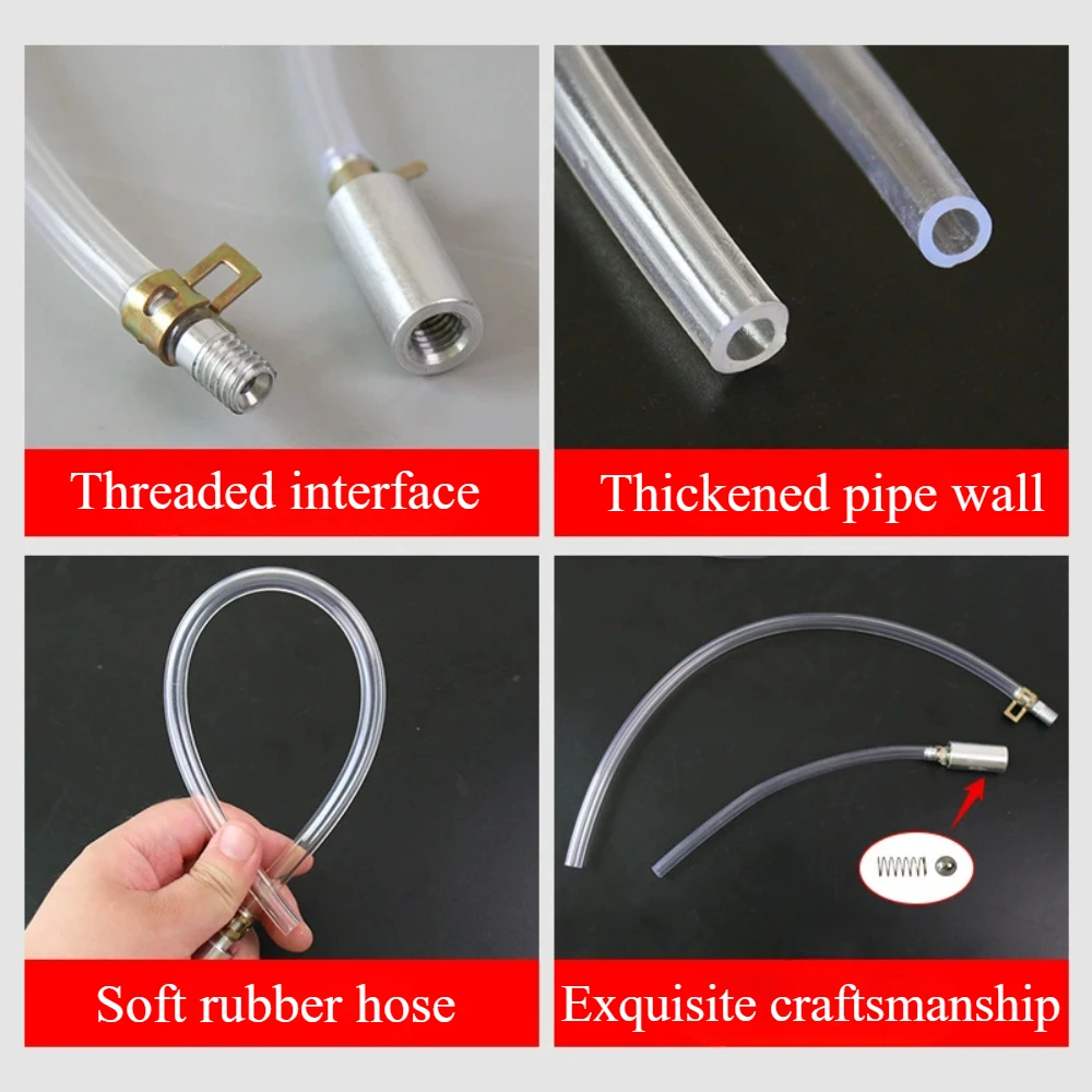 motorcycle fuel pipe brake caliper oil guide pipe oil suction tool pump hydraulic brake 1PC brake oil connector,brake adapter,brake bleeder tool kit
