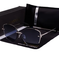 Nouvelles Lunettes de Soleil Femme 2026 de Luxe en Nylon et Métal, Style Vintage, de Marque Designer, Protection UV400, pour Dames 3