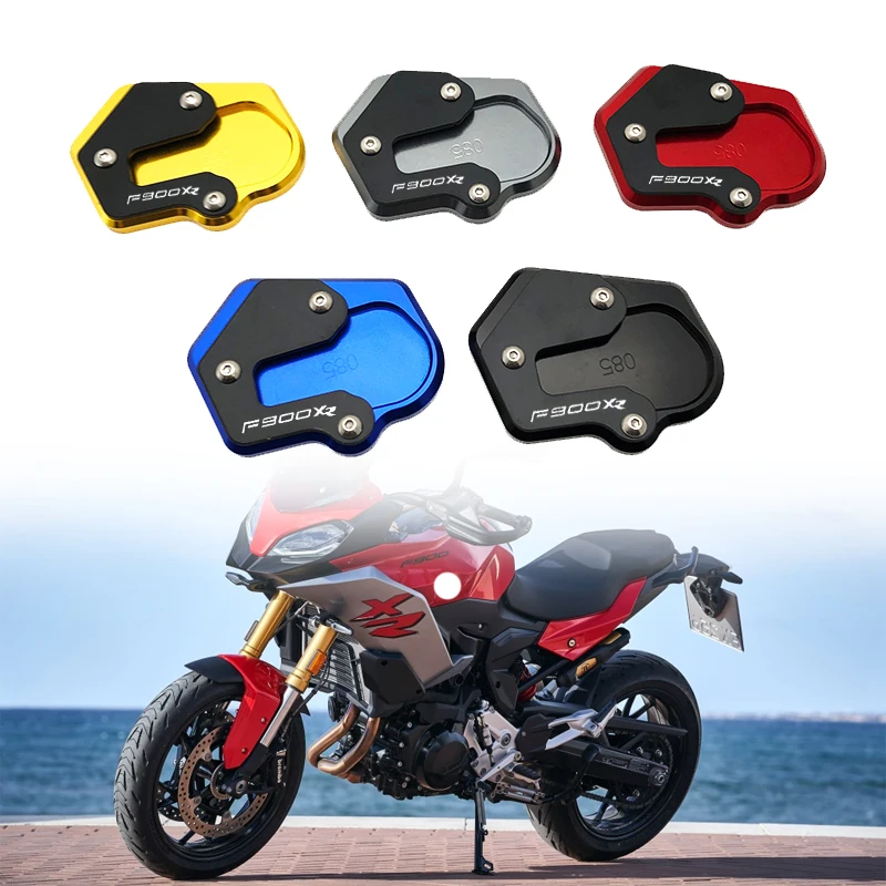 For Bmw F900R F900Xr Kickstand Foot Side Stand Extension Pad Support Plate F 900 R F 900Xr 2020 2021 2022 Motorcycle Accessories