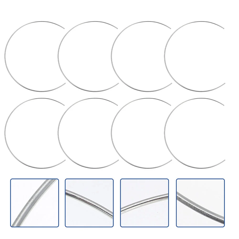 

8pcs DIY Dreamcatcher Frame Windbell Circle Dreamcatcher Making Half Rings