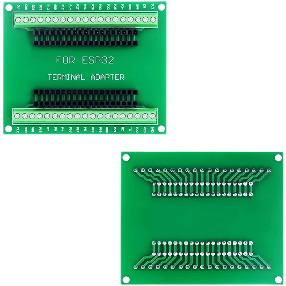 For 38PIN Narrow Version ESP-WROOM-32 Microcontroller Development Board  ESP32 Expansion Breakout Board GPIO 1 Into 2