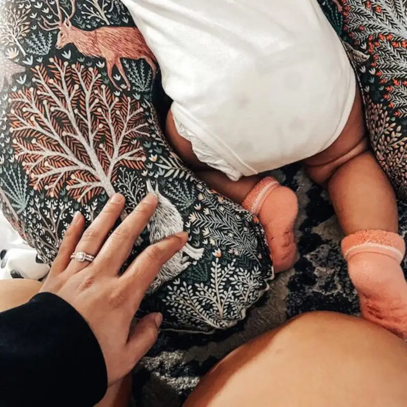 Newborn Baby Nursing Pillows Cover U-shaped Nursing Pillowcase Breastfeeding Pillow Detachable Infant Feeding Cushion Cover 3