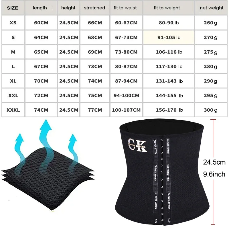 AfruliA Men Modeling Strap Slimming Waist Trainer Tummy Control Belt Body Shaper Sports Brace Abdomen Band Compression Shapewear 6