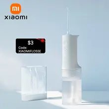  XIAOMI MIJIA Portable Oral Irrigator Dental For Irrigator Teeth Water Flosser Bucal Calculi Oral Cleaner water thread For Teeth 