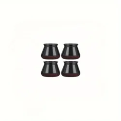 Chair Leg Floor Protector Caps - Rubber Sliders for Hardwood Floors (4 - Pack) (4pcs - L)