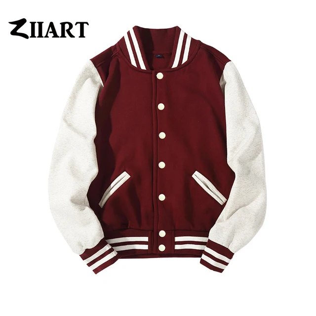 Giacche da Baseball donna donna S 3XL vino rosso nero blu reale rosso blu  Navy coppia abiti autunno inverno ZIIART|Jackets| - AliExpress