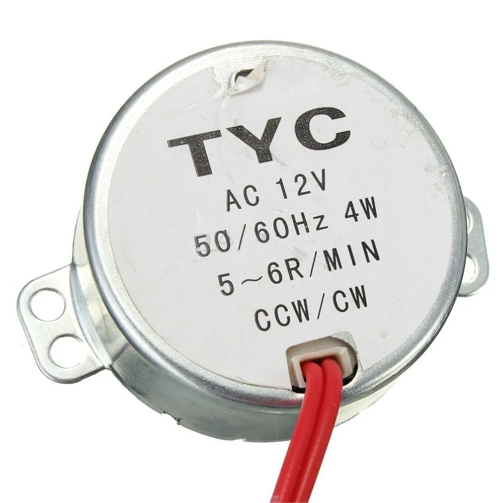 Motore Sincrono TYC-50 4W Con Ingranaggi Metallici, Albero Piatto Singolo, 220V AC - Foto 2