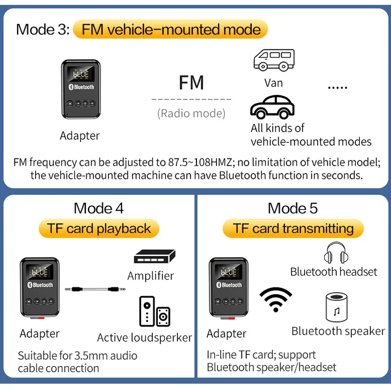 Bluetooth 5.0 Wireless Adapter 4