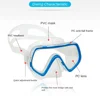 PC Children's Diving Goggles Anti Fog Waterproof Diving Goggles Nose Protection High Definition Lenses Snorkeling Mask Children 5