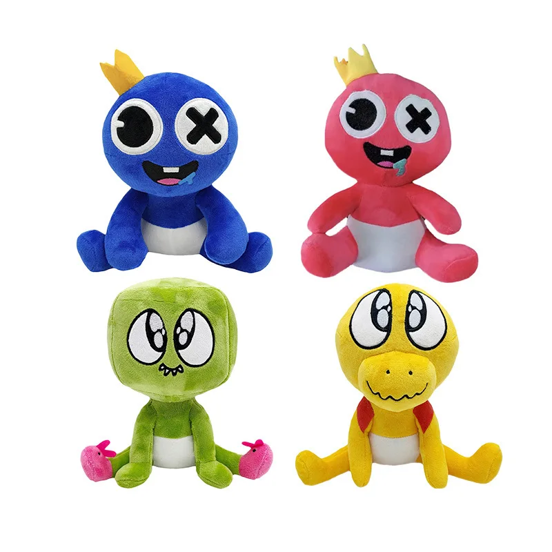 New Rainbow Friends Baby Plush Toys Cute Blue Monster Cartoon Soft