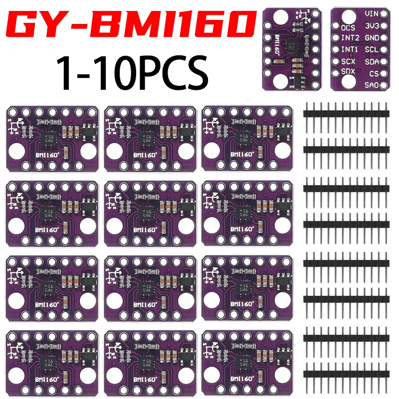 BMI160 GY-BMI160 6DOF 6-axis Rate Gyro Gravity Accelerometer Sensor ...