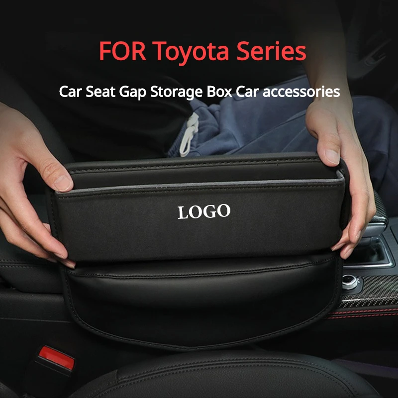 

Car Seat Gap Organizer Auto Console Side Pocket Seat Crevice Storage Box For Toyota Corolla Camry Yaris Rav4 Prado CHR TRD VIOS