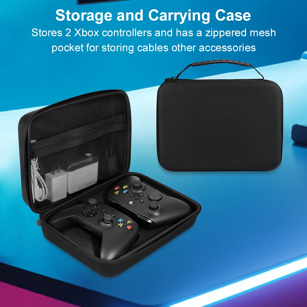 Protective Pouch with Handle Portable Travel Case Shockproof Travel Shell Pouchs for Xbox Series X/S One/Ones Gaming Accessories