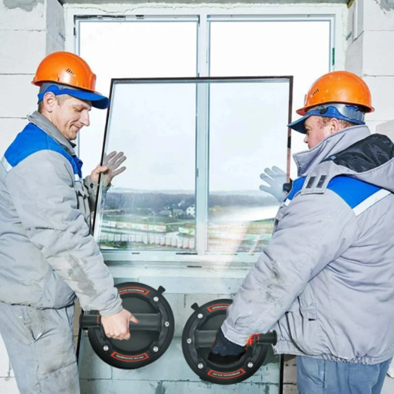 Vacuum Suction Cup 200kg Loading Capacity Vacuum Spreader for Tile Adsorption Granite Glass Lifting 8/14 inch Cup