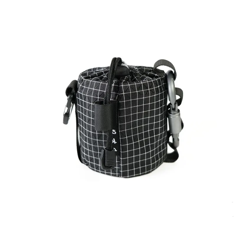 Titanium Cup Storage Bag UHMWPE Lightweight Mountain Camping Outdoor Cup Storage Bag Hangable Cup Holder Water Bottle Bag 3