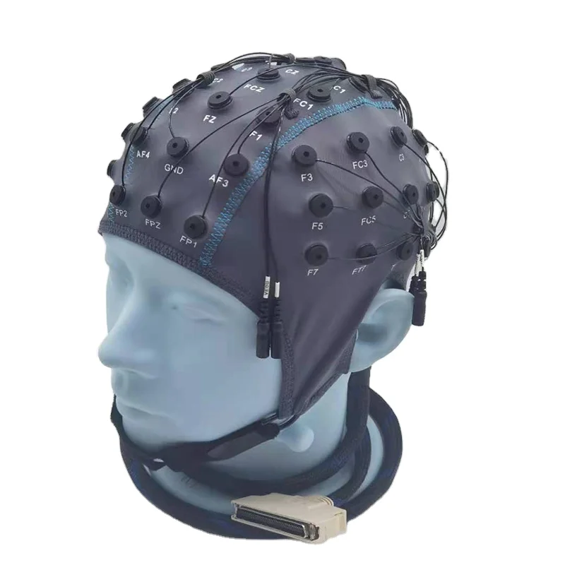 

Sintered Ag/AgCl Reusable EEG monitoring PSG Headset Hat