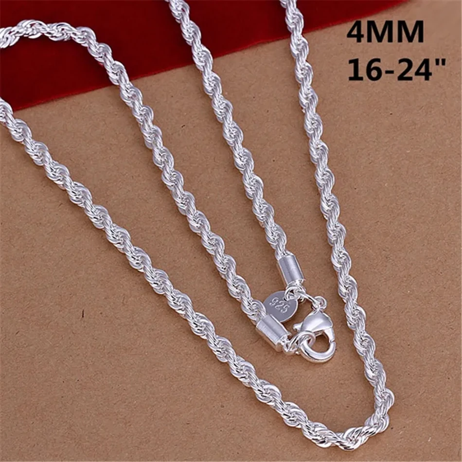 sterling silver necklace chain