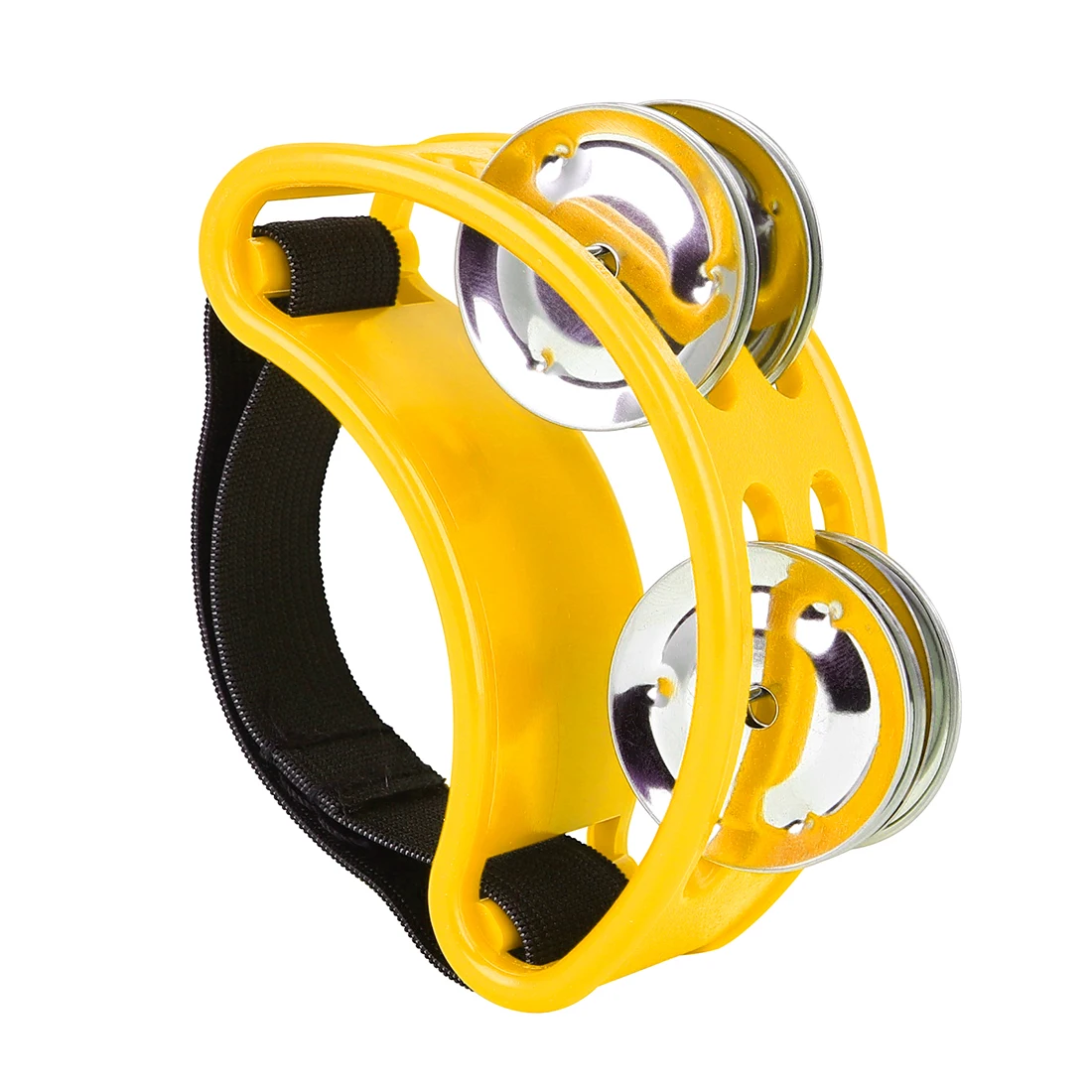 Foot Rattles Percussion Party Elliptical Tambourine Cajon Box Drum Companion Double Row Cymbal Orff Musical Instruments