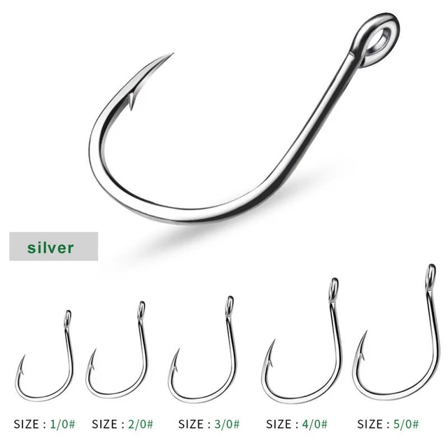 Wholesale 10pcs/bag Fishing Single Replacement Hook Inline Large Eye Single  Hook for Fishing Spoon Spinner Lure Bait Hooks - AliExpress