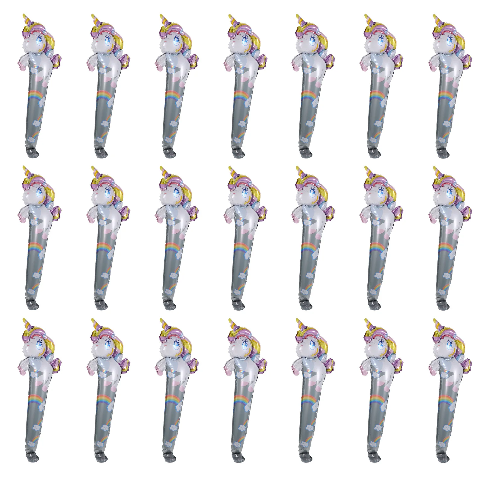 

50 Pcs Animal Unicorn Balloon Baby Wedding Decor Aluminum Foil Birthday Balloons