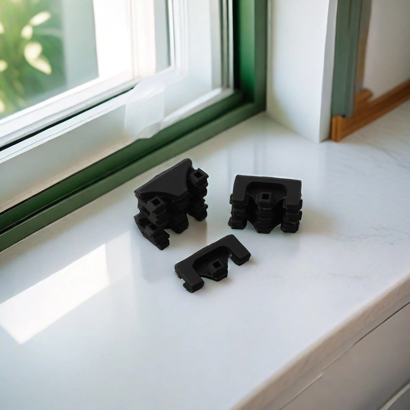 Pies de silicona para freír para comedor y Bar, pequeños electrodomésticos, accesorio de hoja de vapor, freidora de aire