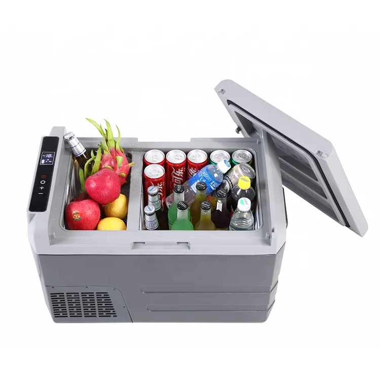 36 Liter Factory Portable Car Fridge Freezer Mini Cooler DC 12V/24V AC100-240 For Truck Camping Home Use