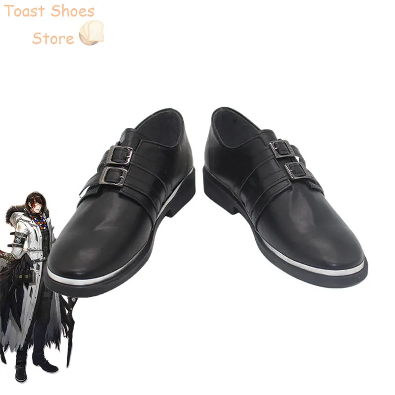 

Game Arknights Gnosis Cosplay Shoes PU Anime Leather Shoes Halloween Carnival Boots Cosplay Props Costume Prop