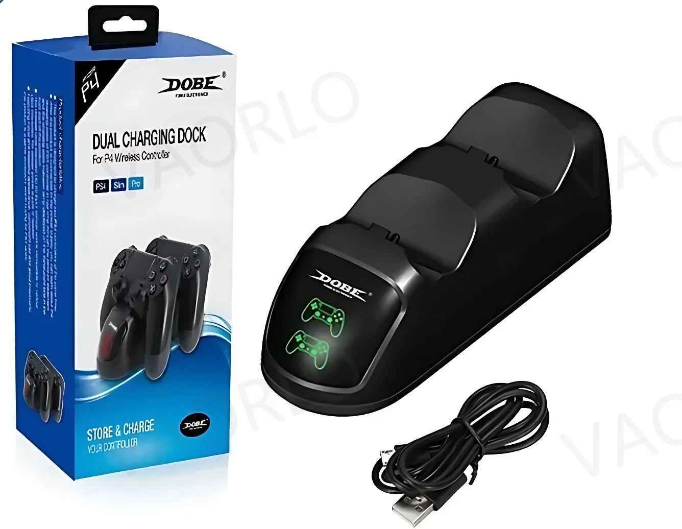 PS4 Controller Charging Dock Station with Indicator Light