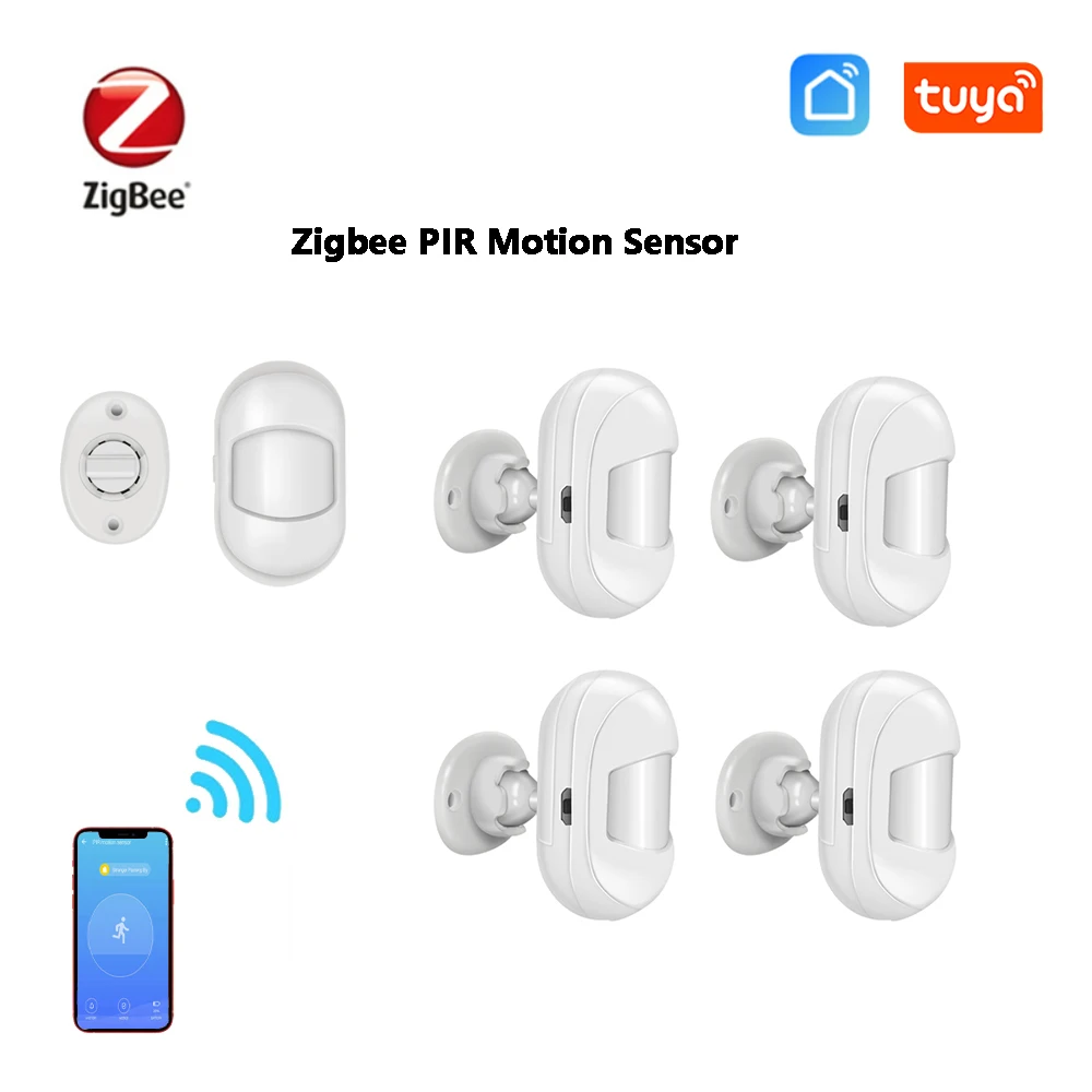 

Tuya ZigBee 3.0 Mini PIR Motion Sensor Human Body Infrared IR Detector Wireless Home Security Work with Smart Life Gateway Hub