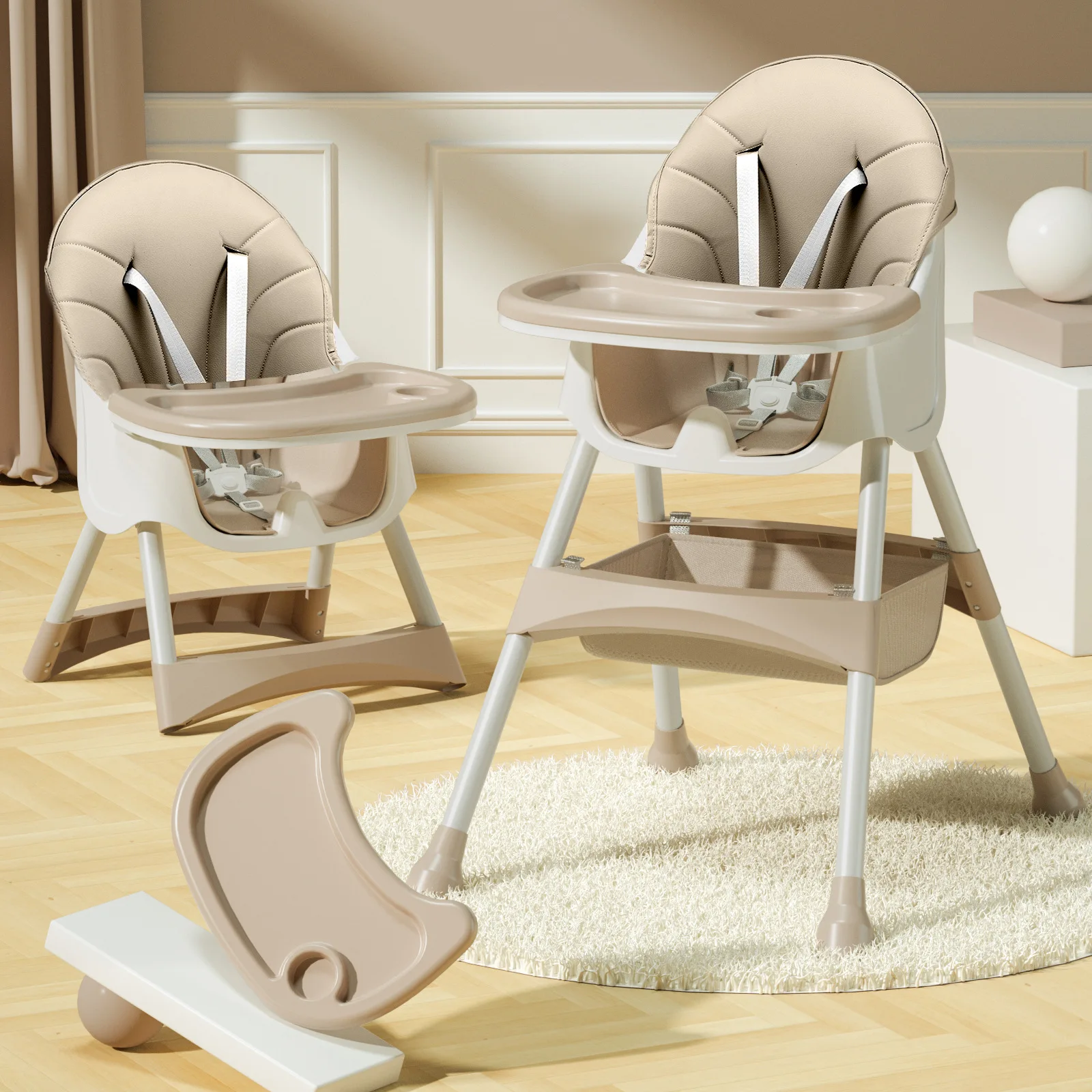 Trona portatil Stokke Handysitt roja