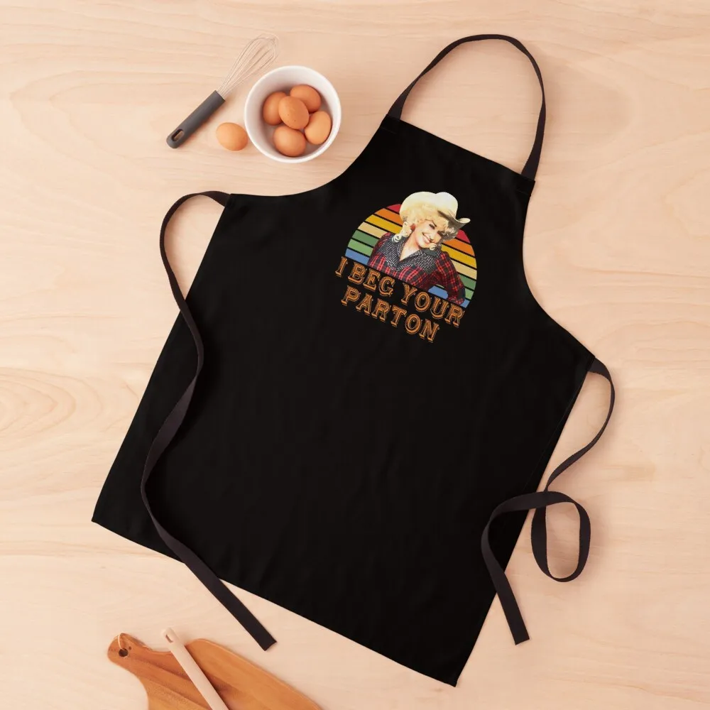 

I Beg Your Parton Apron beauty master Salon Apron