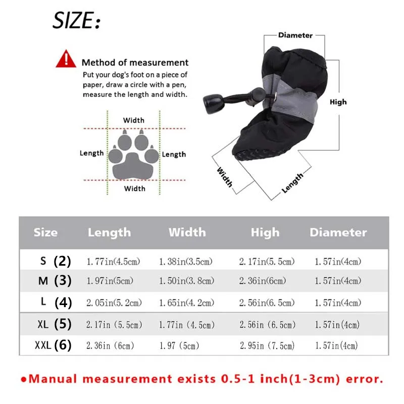 Title 1, 4pcs Antiskid Puppy Shoes Pet Protection Soft-s...