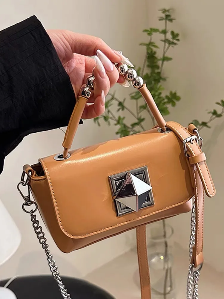 Stylish simple Versatile commuter shoulder bags niche ins design advanced sense handbag slung luxury bag woman сумка женская