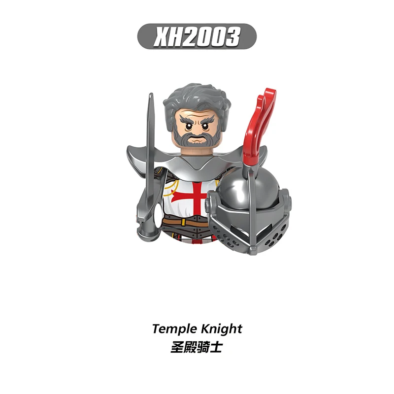 2026 새로운 벽돌 중세 기사 존스 TV3001-3010 장난감 선물용 빌딩 블록 DIY 미니 액션 피규어 미니피규어 크리스마스