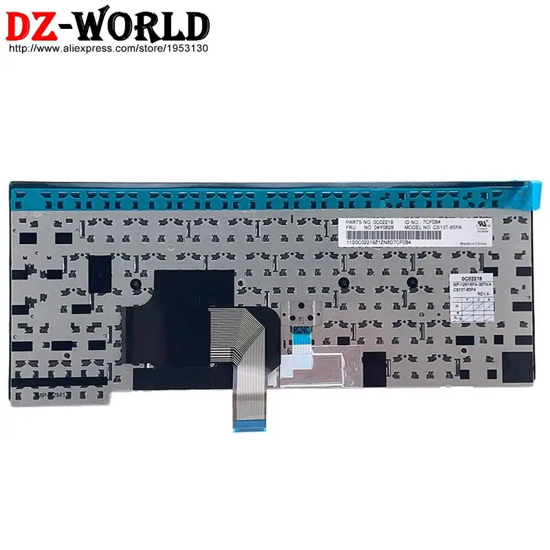 Teclado Retroiluminado Brasileiro br Lenovo Thinkpad T440 T440s T431s T440p T450 T450s T460 L440 L450 L460 E431 E440 Laptop 01ax314 - Imagem 5
