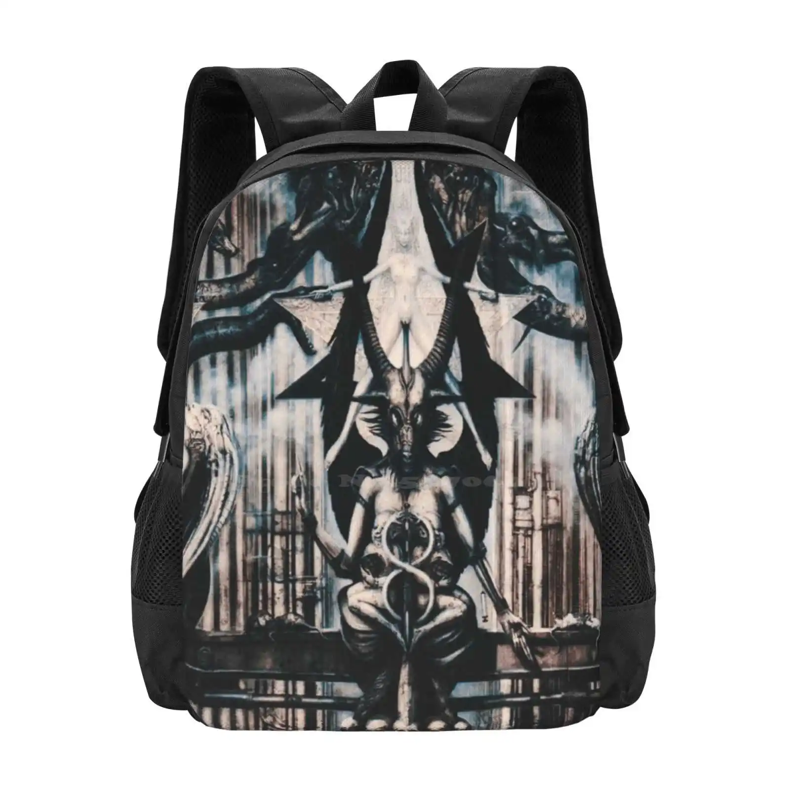 Necronomicon-Hr-Giger-Pattern-Design-Laptop-Travel-School-Bags ...