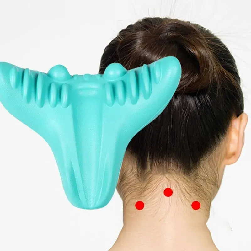 Neck Massage Pillow Cervical Household Portable Gravity Finger Pressure Neck Protection Traction Assists Sleep