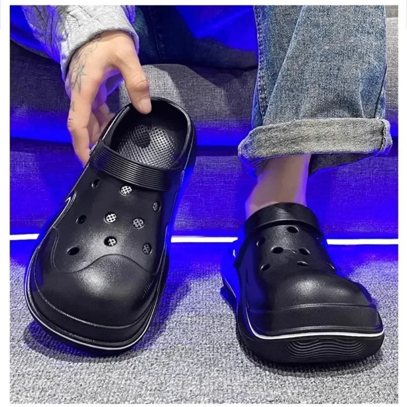 Sandals Summer Garden Simple Clogs Shoes Men Beach Slipper Outdoor Waterproof Soft Slides Casual Anti Slip Women Home Slippers