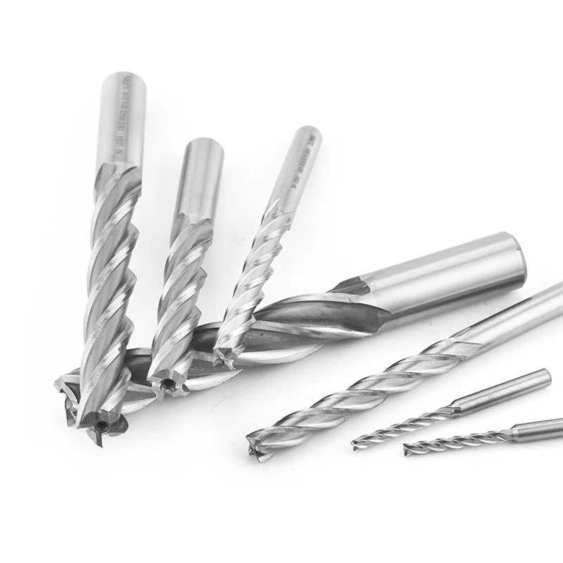 Extralongwhitesteelmillingcutterextrahardstraightshankend