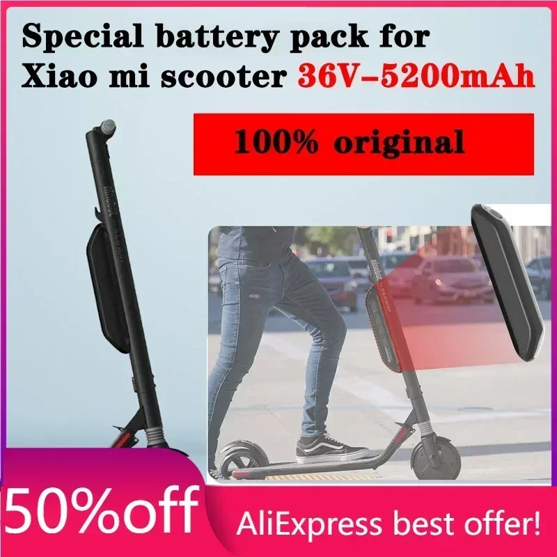 

2022 Original 36V 5200mAH Battery Pack for Ninebot Segway ES1/ES2/ES3/ES4 external Battery Assembly ,Scooter Accessories