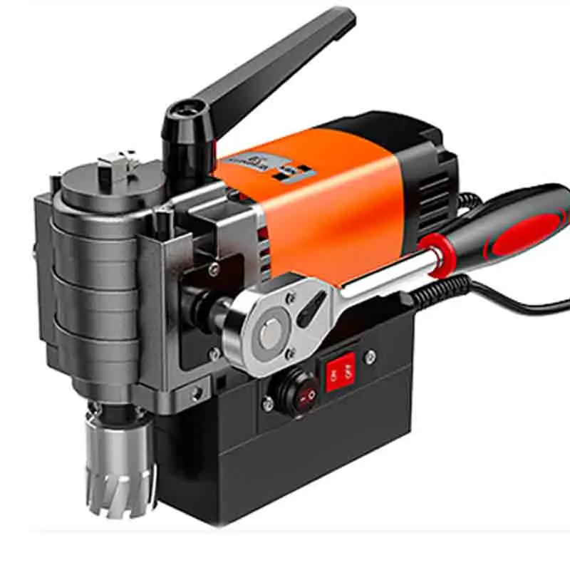 Magnetic Base Drill Iron Suction  High Altitude Drilling Machine Horizontal Benc