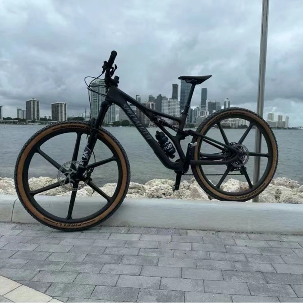 Bikeahead Composites 6-Spoke MTB Wheelset Carbon