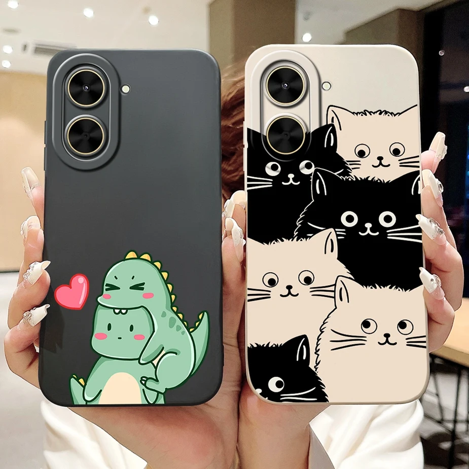 Cute Fashion Cartoon Matte Soft TPU Phone Case - Universal for Xiaomi Redmi and Poco Series
