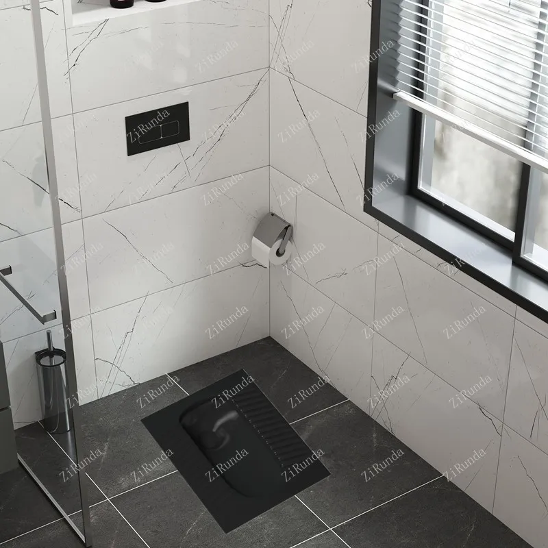 *L Toilet Set Hidden Cistern Large Urinal Concealed Induction Flushing Household Potty Chair Squat 3