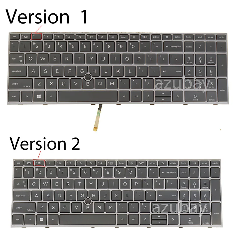 Teclado para hp M17094- M17095- L97967- L97968- Db1 051 Dh1 081 B71 us Canadian French Azerty Swedish Swedish Swedish Danish - Imagem 6