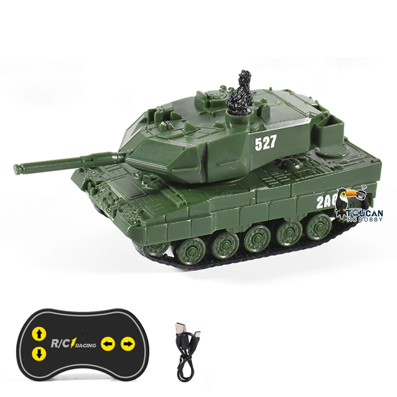 RC 미니 토이즈 2.4G RTR 탱크 1/77 스케일 독일 팬서 탱크 모델 360 ° 회전 LED 조명 라디오 컨트롤 소년용 선물 TH23991