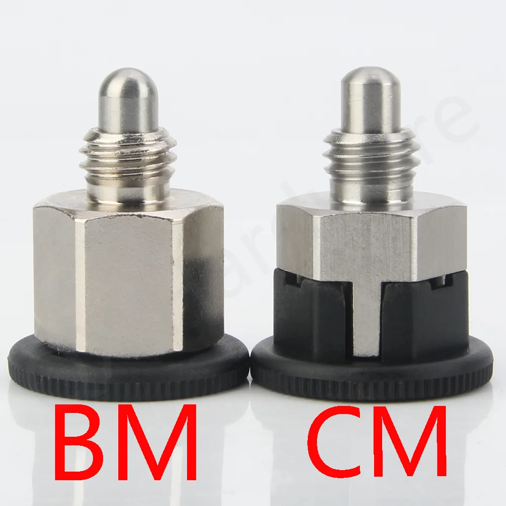 QX213 Self-locking Knob Plunger Fixed Position Dowel Locking Spring Screw Mini Type All Stainless Steel Indexing Plungers
