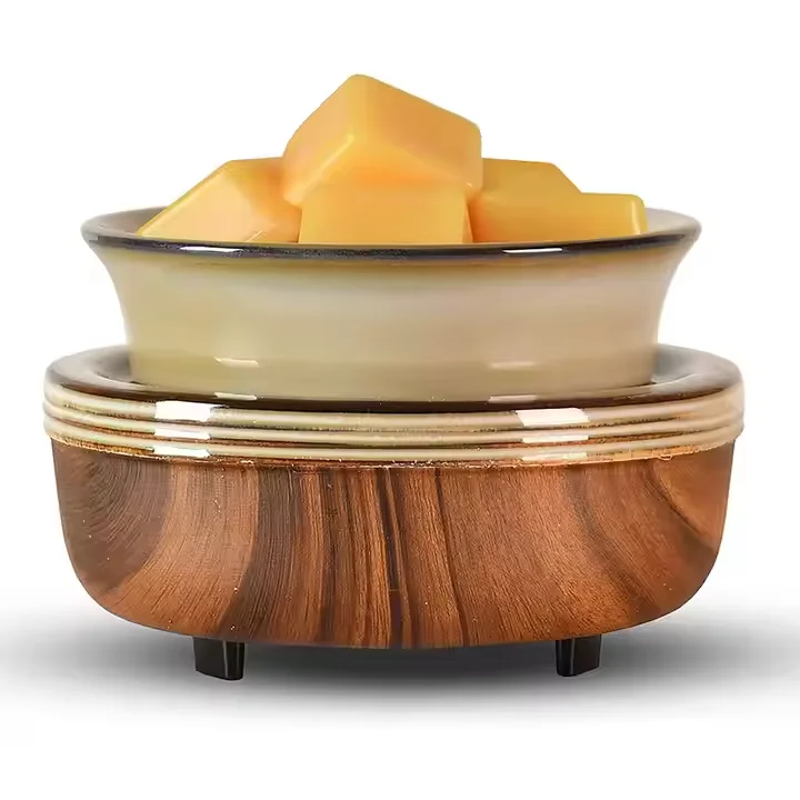 Multi-Function Wax Melt Warmer for Wax Cubes Candle Burner Fragrance Warmer Electric Ceramic Melt Burner