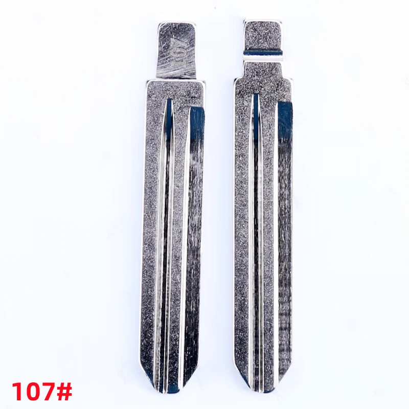 

XIEAILI 50Pcs 107# Original Metal Blank Uncut Flip Remote Key Blade For Hyundai 2012 Elantra