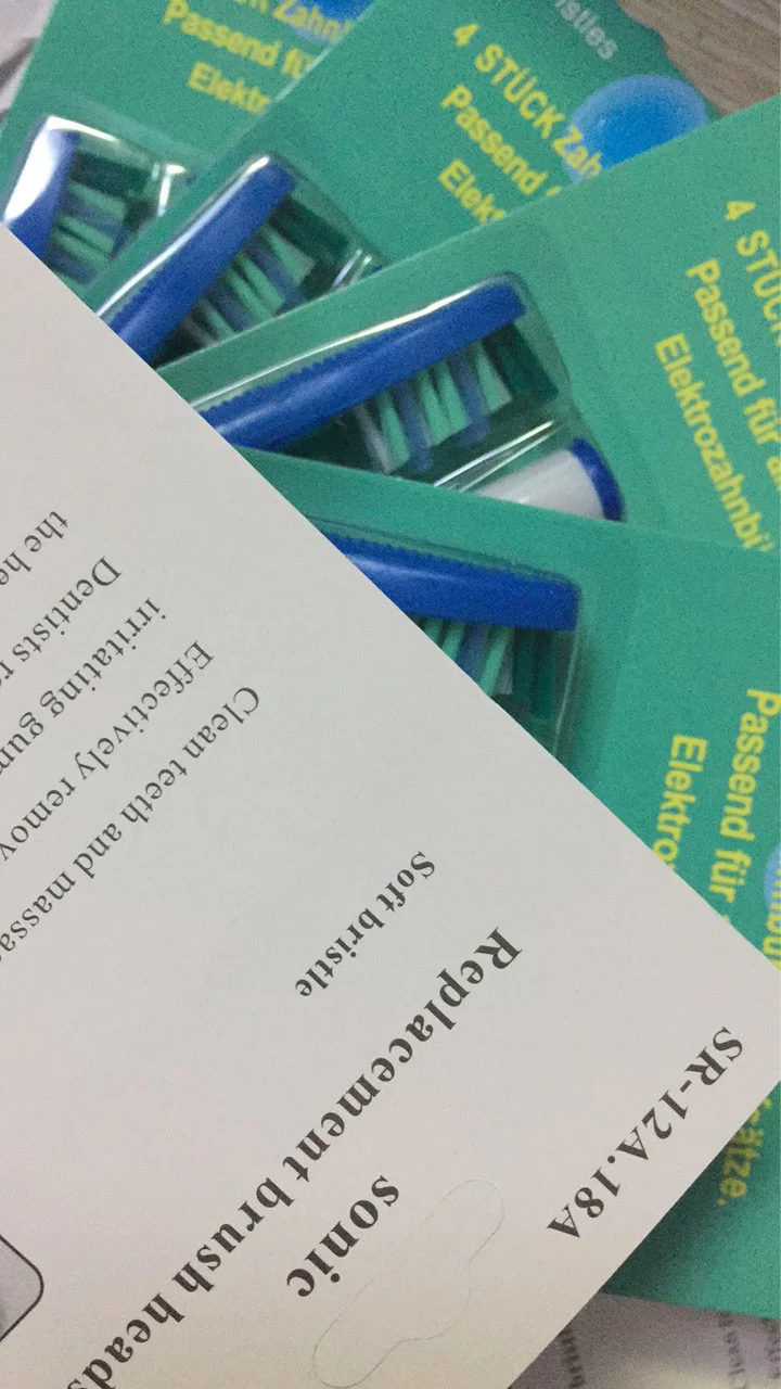 Acoustc Wave Testine Per Spazzolino Spazzola Sostituibile Sr-12A.18A Per Braun Oral B Electric Advance S12513 Tipo 3737 4717 Sonic